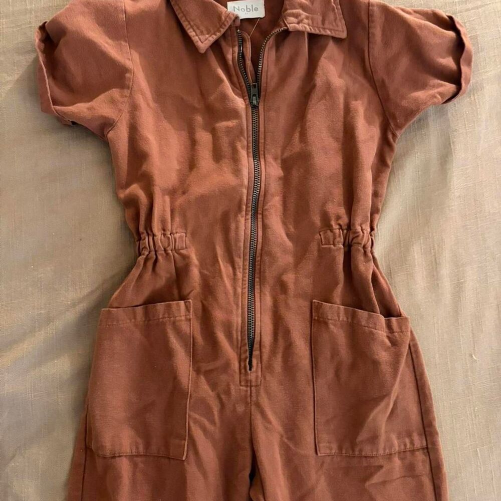 Noble Brown and Pink Jumpsuit